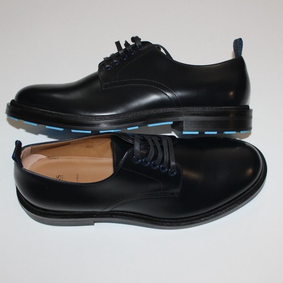 HUGO BOSS ROYAL BLACK LACE UP DERBY SHOES US 7.5/ UK 6.5 main image 7